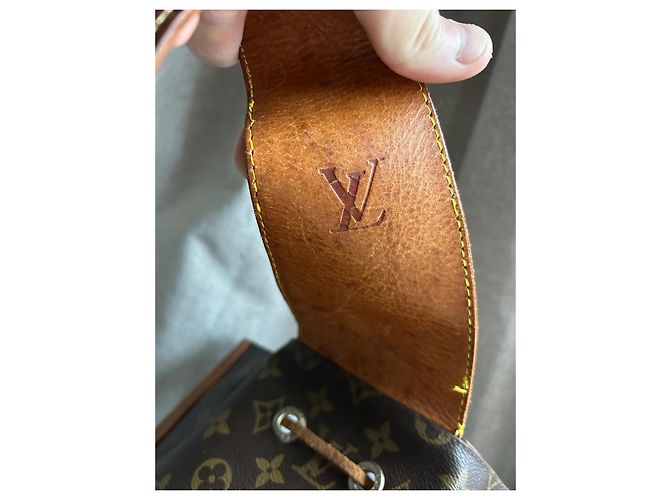 Randonnee Louis Vuitton Leather Monogram Backpack Brown - view 21
