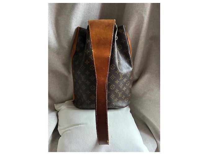 Randonnee Louis Vuitton Leather Monogram Backpack Brown - view 3
