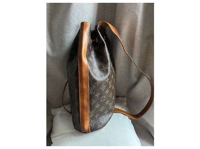 Randonnee Louis Vuitton Leather Monogram Backpack Brown - view 6