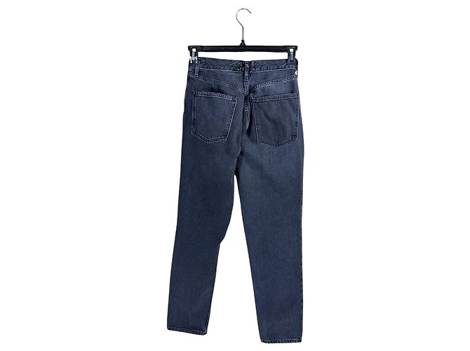 Agolde Vaqueros 90's Pinch Waist de Tiro Alto Rectos Grises - vista 3