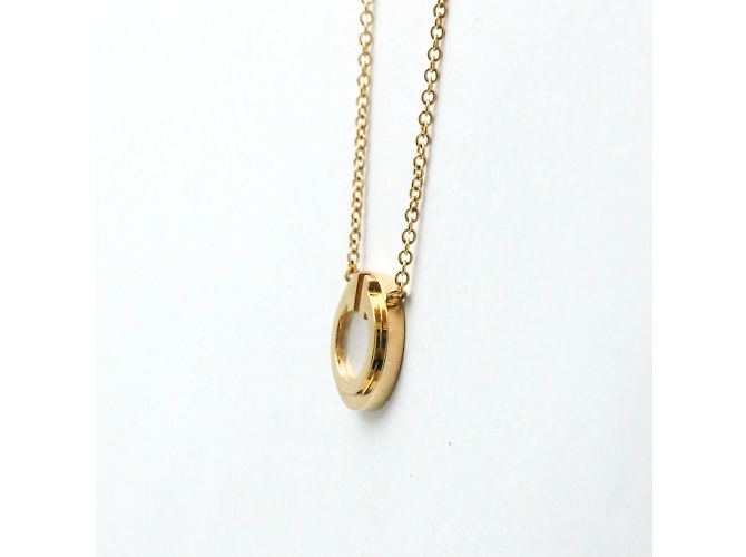 Tiffany & Co Collana pendente Tiffany T a due cerchi in oro rosa D'oro - vista 3