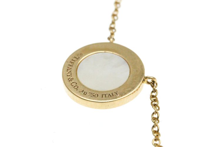 Tiffany & Co Collana pendente Tiffany T a due cerchi in oro rosa D'oro - vista 7