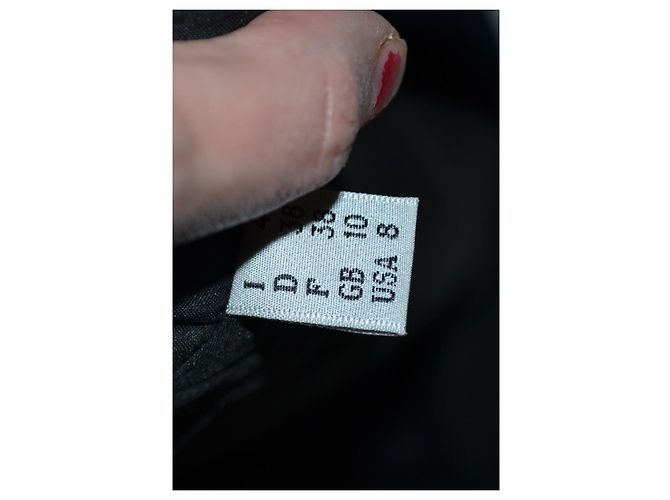 Moschino Cheap And Chic Midi Kleid schwarz weiß - vista 6