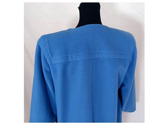 Yves Saint Laurent Vintage YSL blauer Mantel 1992 - Ansicht 5