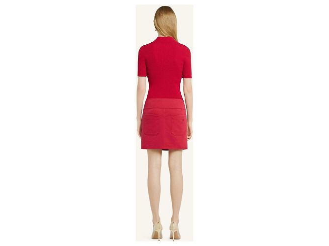 Polo de punto Courreges Rojo Roja - vista 9