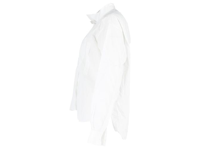 Camisa de manga larga con botones Loewe en algodón blanco - vista 2