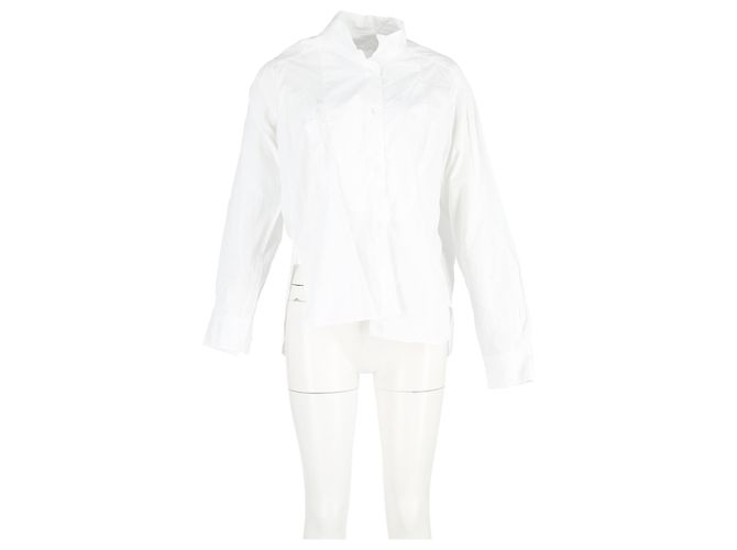 Camisa de manga larga con botones Loewe en algodón blanco - vista 4