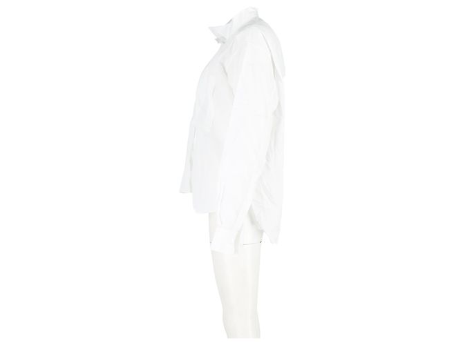 Camisa de manga larga con botones Loewe en algodón blanco - vista 5