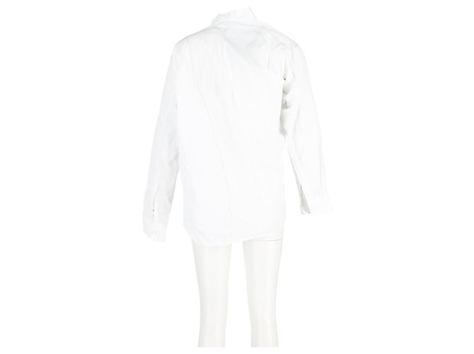 Camisa de manga larga con botones Loewe en algodón blanco - vista 6