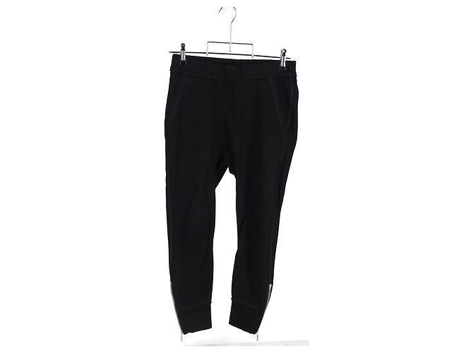 Pantaloni da jogging slim-fit con dettaglio zip Jil Sander in cotone nero - vista 4