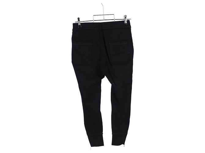 Pantaloni da jogging slim-fit con dettaglio zip Jil Sander in cotone nero - vista 5