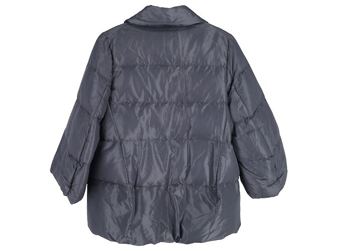 Jaqueta acolchoada Jil Sander em nylon cinza - vista 2