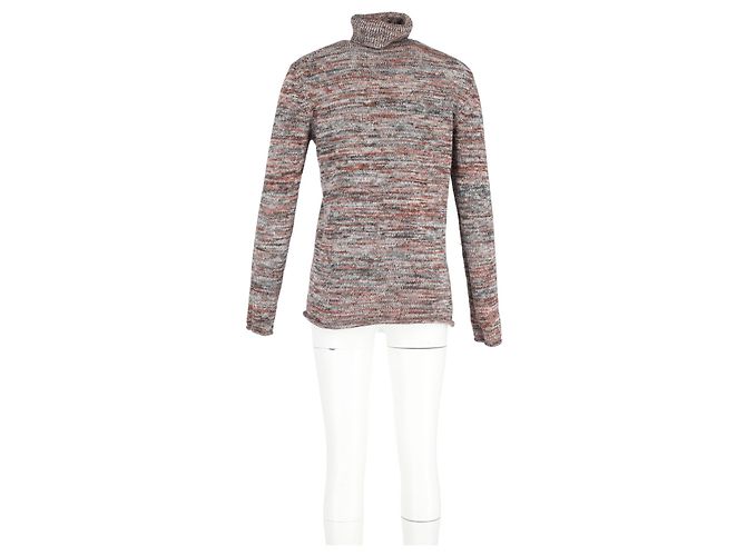 Chloé Strickpullover mit Rollkragen aus mehrfarbigem Kaschmir - Ansicht 6