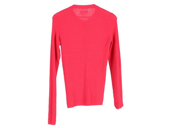 Isabel Marant Étoile Faustine Rippstrick-Top aus rosa Wolle Pink - Ansicht 5