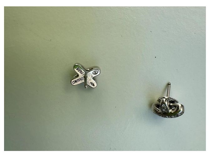 Chaumet Lien Ohrringe aus Weißgold Silber - Ansicht 3