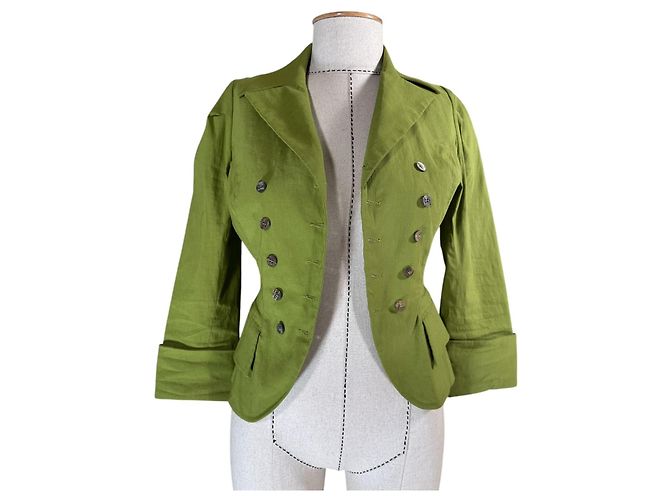 Blazer Plein Sud Amor Verde de Lino - vista 4