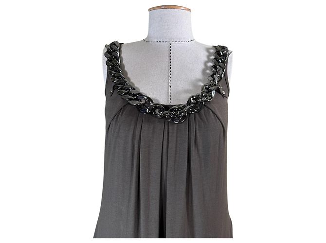 Plein Sud Kleid grün Viscose - Ansicht 2
