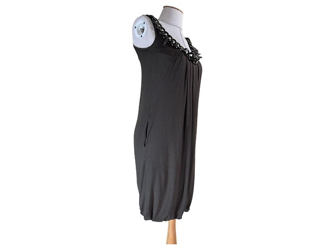 Plein Sud Kleid grün Viscose - Ansicht 3