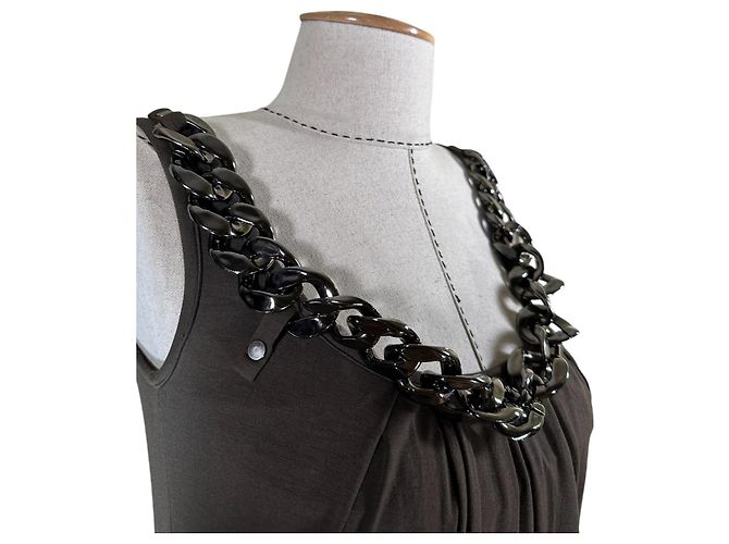 Plein Sud Kleid grün Viscose - Ansicht 5