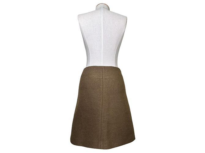 Falda Cos de lana marrón Castaño - vista 4