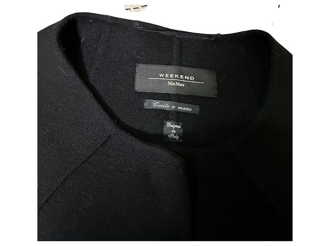 Weekend Max Mara Wolljacke Schwarz - Ansicht 6