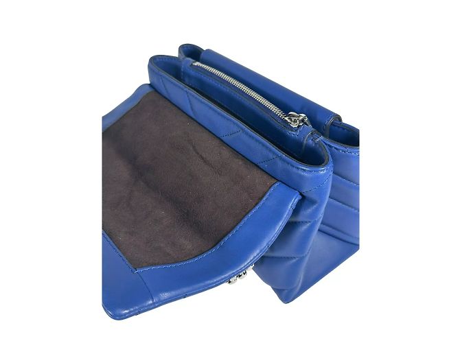 Michael Kors Cece Borsa a spalla in pelle trapuntata blu - vista 9