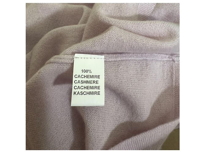 Autre Marque Suéter de cachemira cuello polo morado claro Púrpura - vista 5