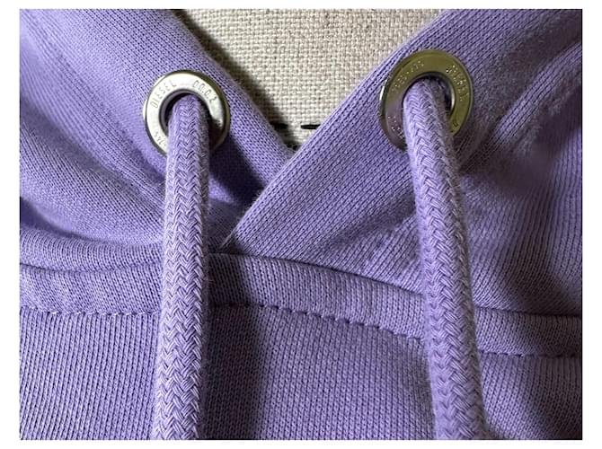 Sudadera Diesel Morada con Logo Algodón Púrpura - vista 4