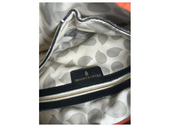 Autre Marque HELEN KAMINSKI Grande borsa a spalla intrecciata in rafia e pelle nera Nero - vista 8