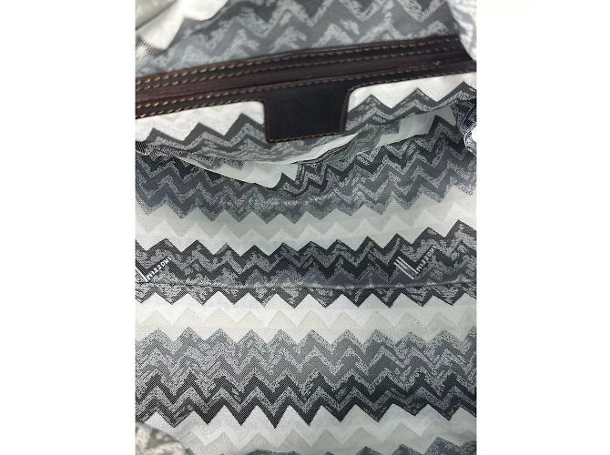 Missoni Chevron Zig Zag Handtasche Metallic Multicolor Mehrfarben - Ansicht 11