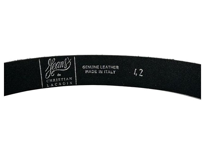 Christian Lacroix Ledergürtel Braun - Ansicht 4