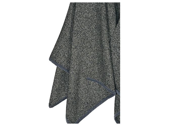 Autre Marque EVI GRINTELA Cappa Herringbone Grigia in Tweed Grigio - vista 2