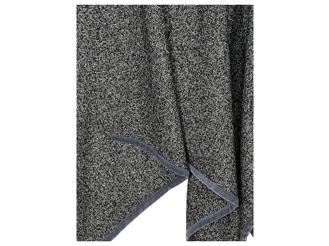 Autre Marque EVI GRINTELA Cappa Herringbone Grigia in Tweed Grigio - vista 3