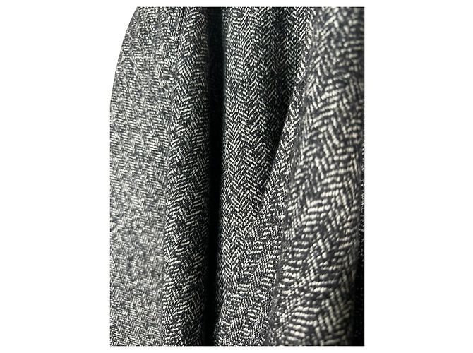 Autre Marque EVI GRINTELA Cappa Herringbone Grigia in Tweed Grigio - vista 4