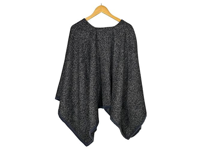 Autre Marque EVI GRINTELA Cappa Herringbone Grigia in Tweed Grigio - vista 5