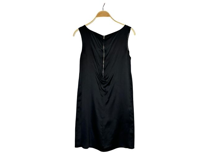 Dolce & Gabbana Abito in seta nera Nero - vista 3