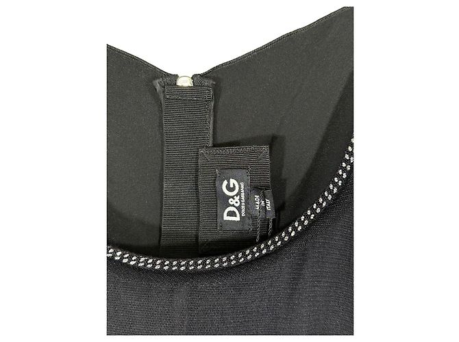 Dolce & Gabbana Abito in seta nera Nero - vista 5
