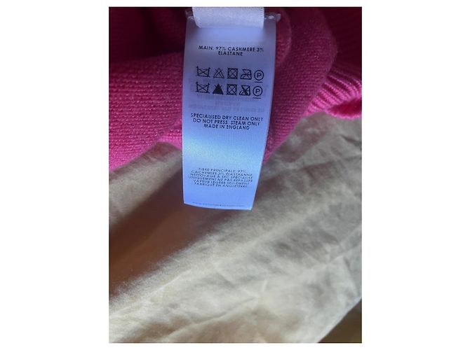 Victoria Beckham Rollkragenpullover aus Kaschmir Rosa Pink - Ansicht 6