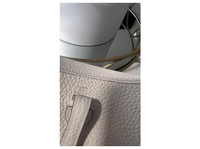 Hermès Evelyne 16 pelle bianca nuova sotto plastica Bianco - vista 4