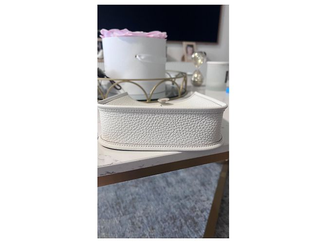 Hermès Evelyne 16 pelle bianca nuova sotto plastica Bianco - vista 8