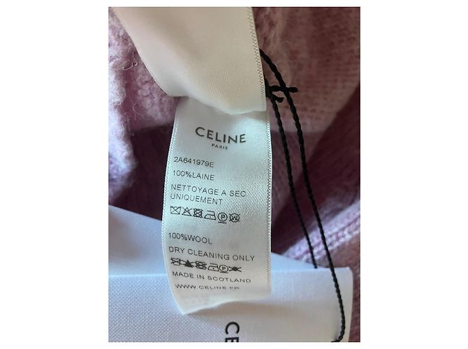Autre Marque Suéter Celine de lã lilás Roxo - vista 2