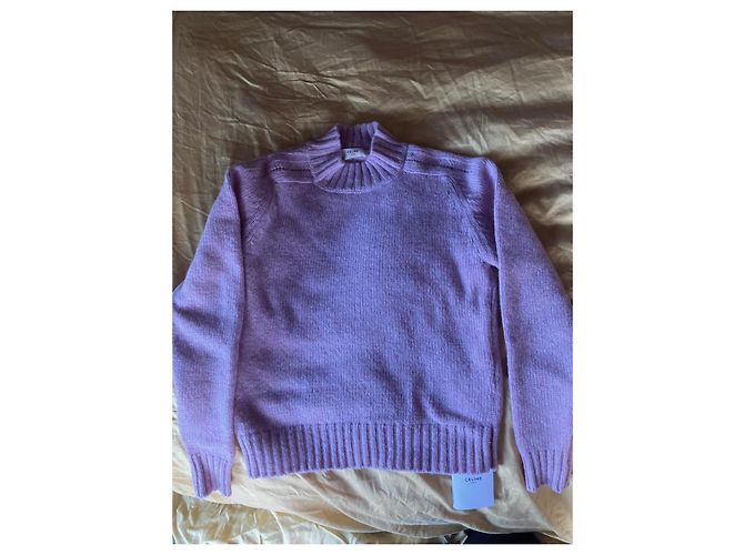 Autre Marque Suéter Celine de lã lilás Roxo - vista 3