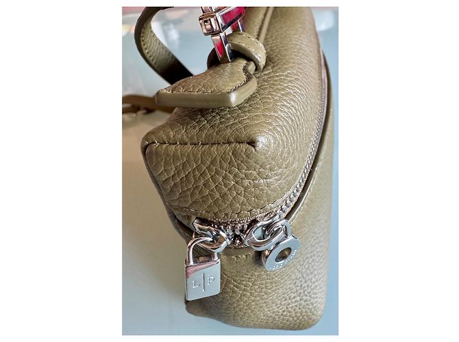 Borsa a mano Loro Piana Extra Pocket L19 Verde Oliva Pelle - vista 10