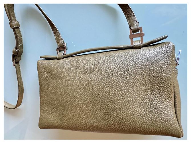 Borsa a mano Loro Piana Extra Pocket L19 Verde Oliva Pelle - vista 4