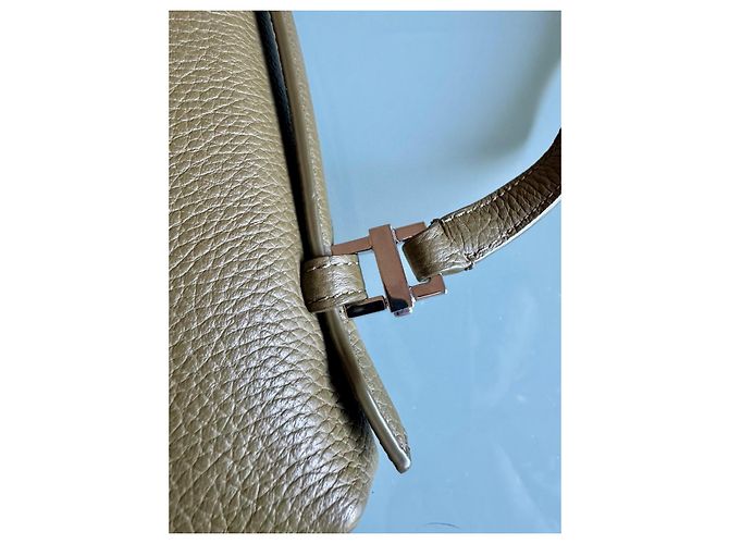Borsa a mano Loro Piana Extra Pocket L19 Verde Oliva Pelle - vista 5