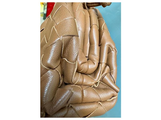 Bottega Veneta Mini Pouch Intrecciato Caramello - vista 4