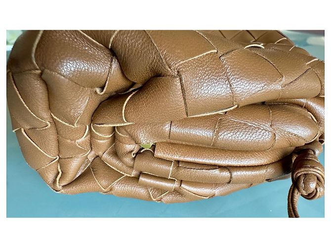 Bottega Veneta Mini Pouch Intrecciato Caramello - vista 6