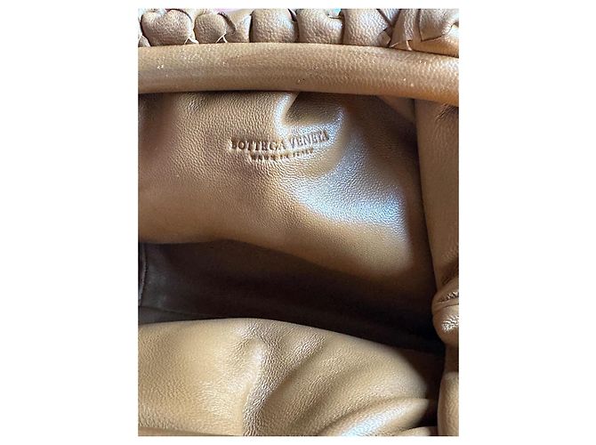 Bottega Veneta Mini Pouch Intrecciato Caramello - vista 8