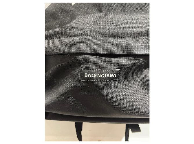 Zaini BALENCIAGA T. Tessuto Nero - vista 7