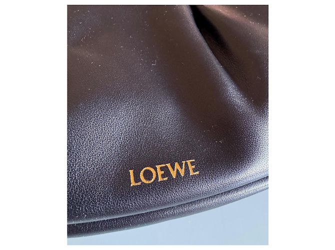 Borsa a mano Loewe in pelliccia nera Nero - vista 3